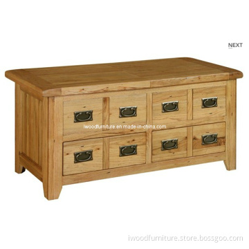 Rustic Reclaimed Oak Storage Coffee Table